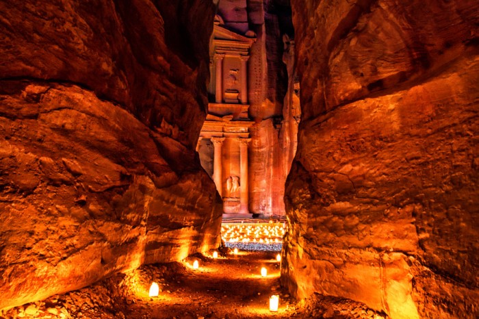 Petra-Jordan-Night-View